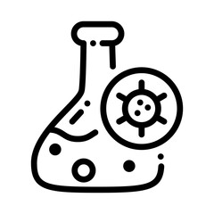 Test tubes and viruses