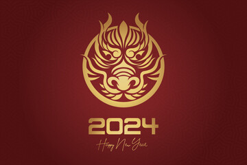 Happy Chinese New Year 2024 Chinese Zodiac Year of the Dragon