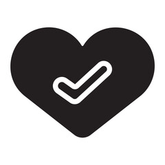 heart glyph icon