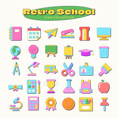 RETRO SCHOOL ICON