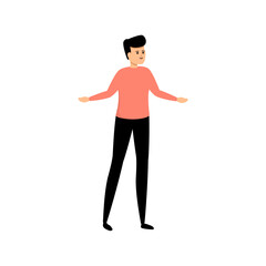 set of poses for community activities vector