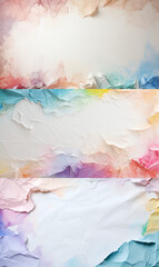 Watercolor crumpled paper background