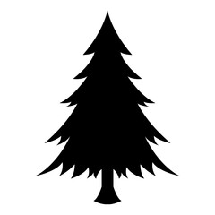christmas tree silhouette