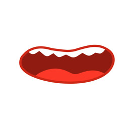 cartoon mouth vector