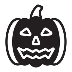 horror glyph icon