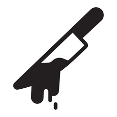 thriller glyph icon