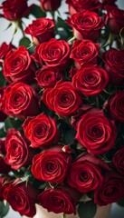 Obraz premium bouquet of red roses