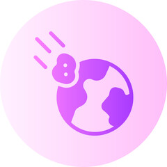 catastrophe gradient icon
