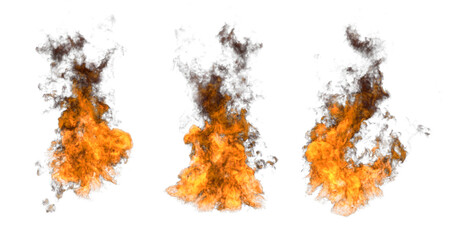 fire flames on transparent background © mika