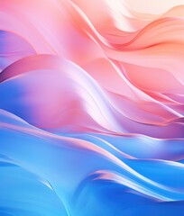 Fototapeta premium A colorful abstract background with waves. Generative AI.