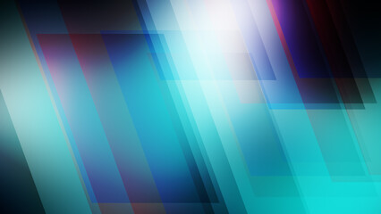 Obraz premium Gradient of blue and green vibrant composition of contemporary rectangular shapes in stylish background of abstract technology design