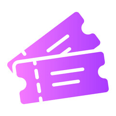 ticket Gradient icon