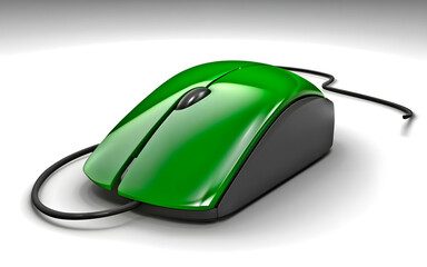 computer mouse isolated on white