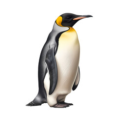 Fototapeta premium Penguin isolated on transparent background