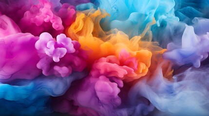 Obraz premium colorful smoke background