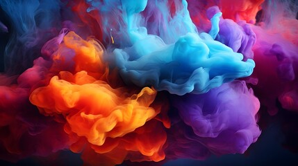 Fototapeta premium colorful smoke background
