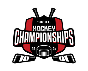Hockey championship logo