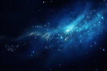 Fototapeta premium A celestial-themed template with a focus on the moon, ideal for expressing cosmic or introspective concepts. Generative Ai.