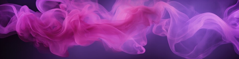 Obraz premium A close up of a pink and purple smoke. Generative AI.