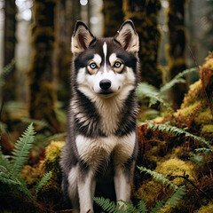 Obraz premium Alaskan Klee Kai Dog Breed