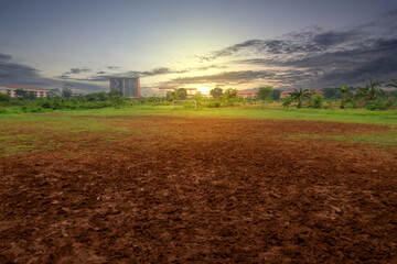 Fototapeta premium Football field