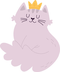 Cat With Crown