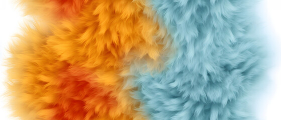 Obraz premium Flamboyant rainbow LGBT colored background of fake fur. LGBTQ flag.