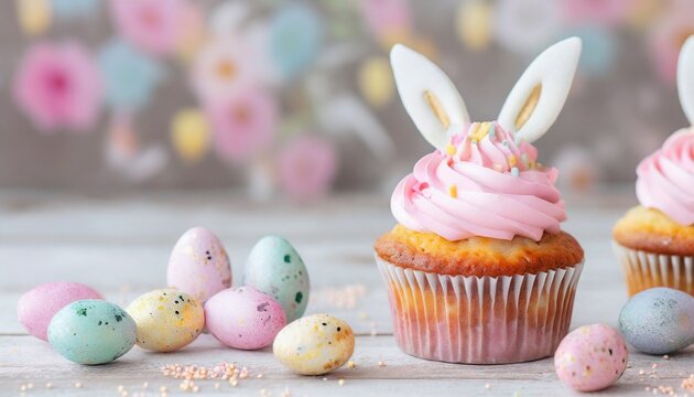 Easter or Spring themed Cupcake