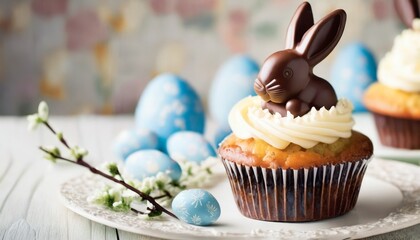 Easter or Spring themed Cupcake