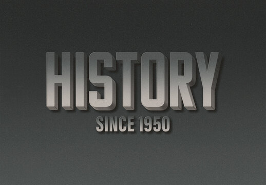 History Text Effect