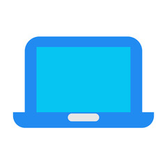 デバイス、ノートパソコン、パソコンを表すカラースタイルのアイコン