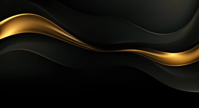 luxury black background with golden line element	
