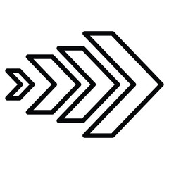 Arrow icon design, illustration design