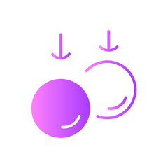 christmas ball gradient icon