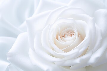 Closeup beautiful background of  white roses.  . AI Generative