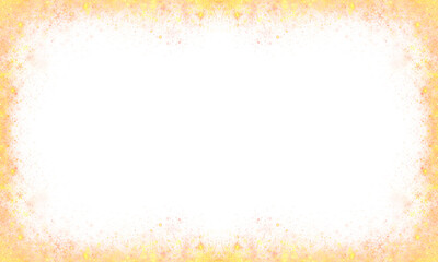 luxury gold color glitter boeder frame retangle tansparent background