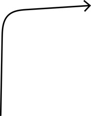 Obraz premium Black hand drawn arrows on white background. Curve arrow icon. Arrow, cursor icon. Collection of vector pointers. Back, Forward, Next, Previous sign