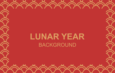 lunar year background red color