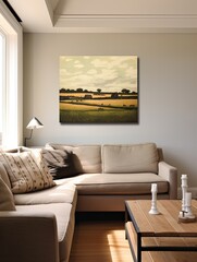 Charming Farmland: Agricultural Wall Art Celebrating the Simplicity of Rural Settings