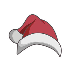 santa hat icon design vector template