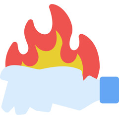Fototapeta premium Burn Icon