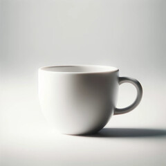a cup isolated on pure background