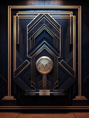 1920s Art Deco Wall Art: Showcasing Classic Architecture and Design Elements