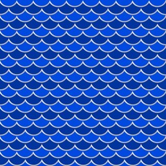 seamless pattern of waves