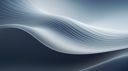 Obraz premium Abstract flowing line waves. Luxury background. generative AI