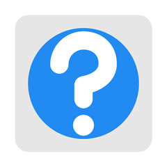 インフォメーション、案内所を表すカラースタイルのアイコン