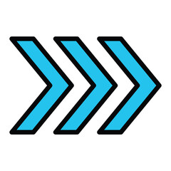 Arrow icon design, illustration design
