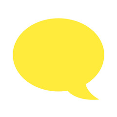 吹き出し、丸を表すカラースタイルのアイコン