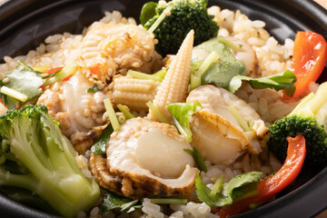 ベビーホタテのバター醤油ライス弁当