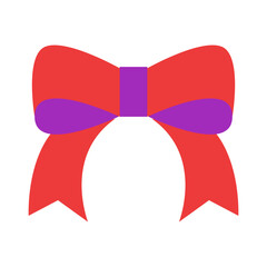 リボンを表すカラースタイルのアイコン